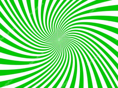 Green and white spiral design background - vector graphics